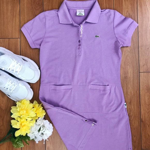 Lacoste Lavender Polo Dress 